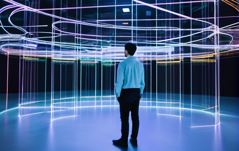 코딩교육지도사와 강의 자료의 시각화 방법 - **Gamified Collaborative Coding Challenge**
    A group of three diverse teenagers, all dressed in c...