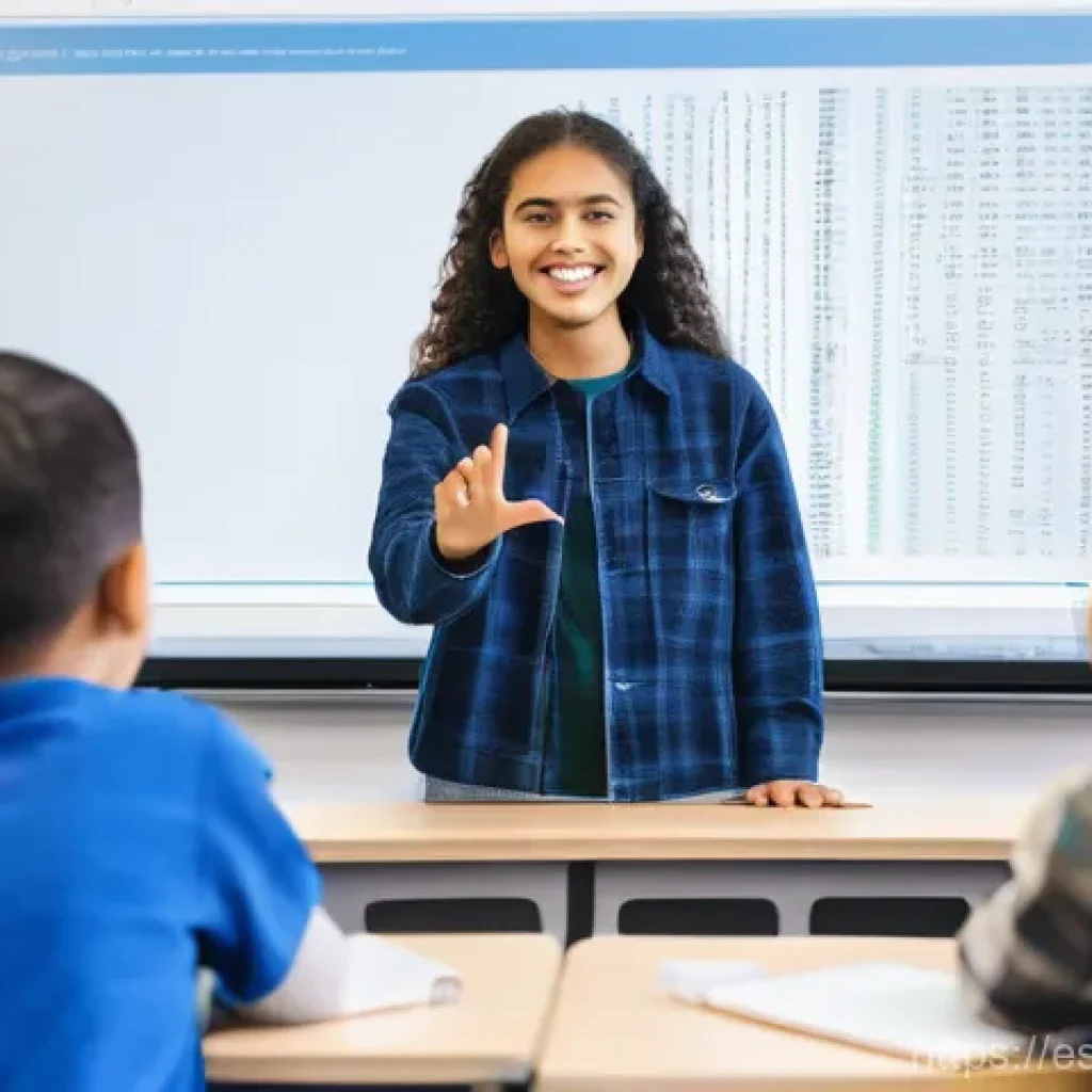 코딩교육지도사와 학습 환경 구성 사례 - **Prompt for Instructor-Student Connection:**
    "A vibrant, eye-level, wide-angle shot inside a br...